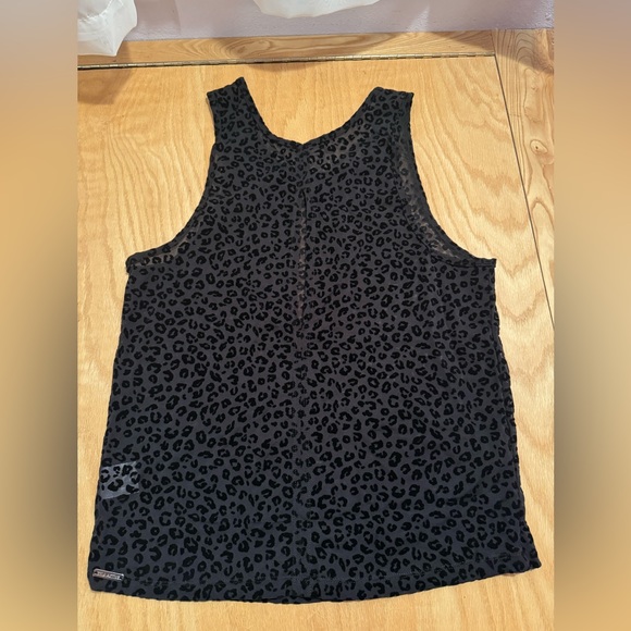 ZYIA Leopard Mesh Tank - Picture 2 of 2